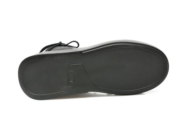 Ghete EPICA negre, X300, din piele naturala
