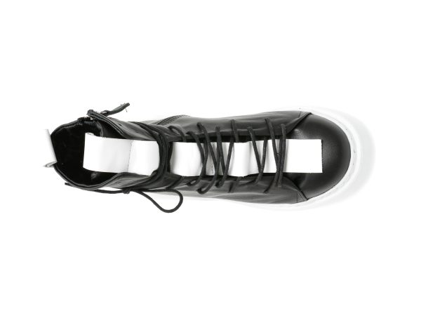 Ghete EPICA negre, X300, din piele naturala