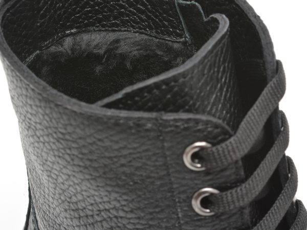 Ghete FLAVIA PASSINI negre, 10006, din piele naturala