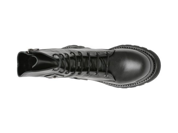 Ghete FLAVIA PASSINI negre, 10024, din piele naturala