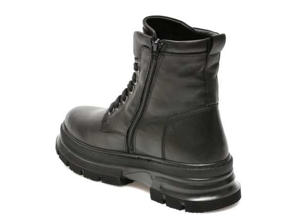 Ghete FLAVIA PASSINI negre, 222124, din piele naturala