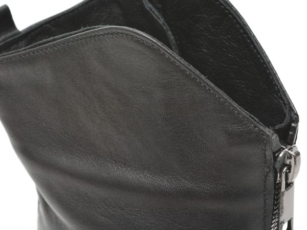 Ghete FLAVIA PASSINI negre, 224116, din piele naturala