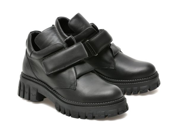 Ghete FLAVIA PASSINI negre, 2266459, din piele naturala
