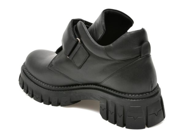 Ghete FLAVIA PASSINI negre, 2266459, din piele naturala