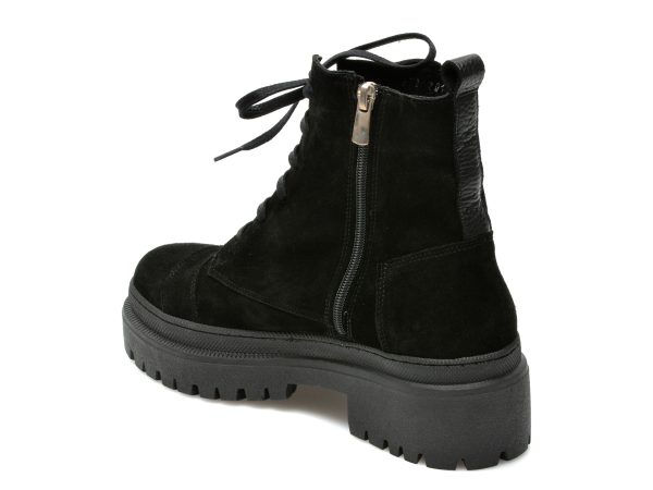 Ghete FLAVIA PASSINI negre, 2341006, din piele intoarsa