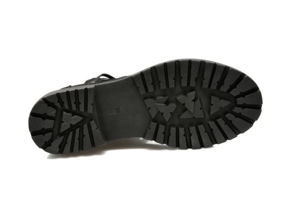 Ghete FLAVIA PASSINI negre, 2341006, din piele intoarsa