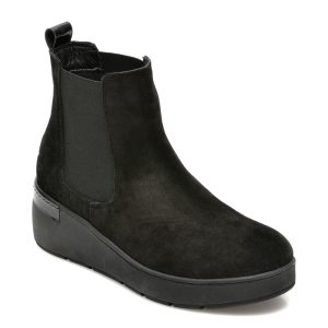Ghete FLAVIA PASSINI negre, 30002, din piele intoarsa