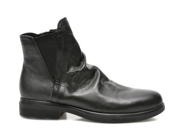 Ghete FLAVIA PASSINI negre, 3000, din piele naturala