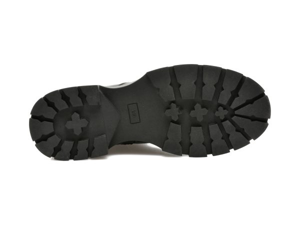 Ghete FLAVIA PASSINI negre, 90235, din piele naturala