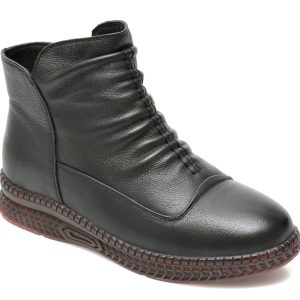 Ghete FLAVIA PASSINI negre, B90933, din piele naturala