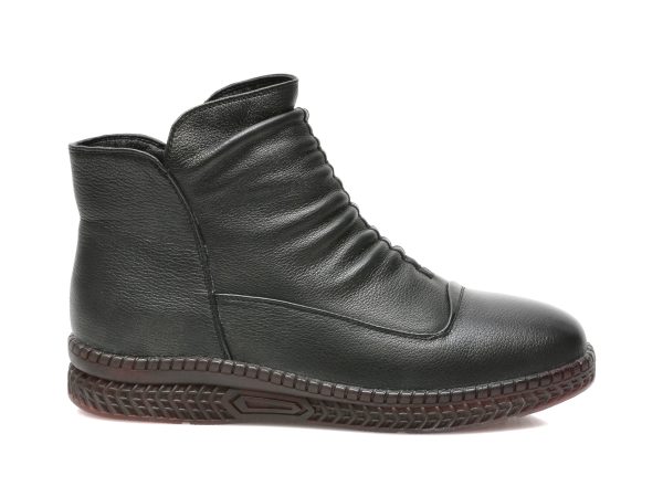 Ghete FLAVIA PASSINI negre, B90933, din piele naturala