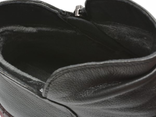 Ghete FLAVIA PASSINI negre, B90933, din piele naturala