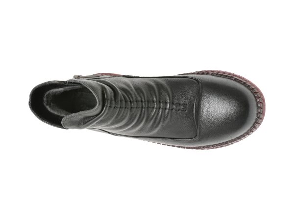 Ghete FLAVIA PASSINI negre, B90933, din piele naturala