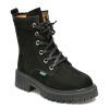 Ghete FLAVIA PASSINI negre, K06007, din nabuc