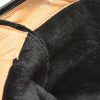 Ghete FLAVIA PASSINI negre, K06007, din nabuc