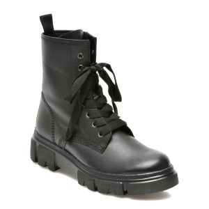 Ghete GABOR negre, 71730, din piele naturala