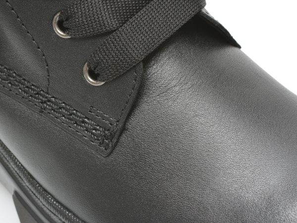 Ghete GABOR negre, 71730, din piele naturala