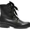 Ghete GABOR negre, 71790, din piele naturala