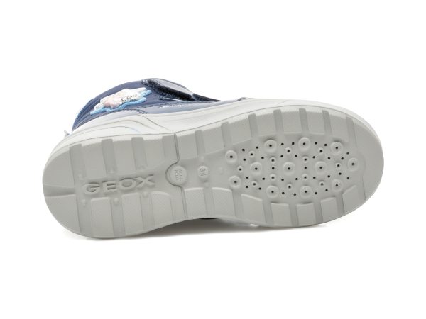 Ghete GEOX bleumarin, J048AA, din piele ecologica