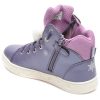 Ghete GEOX mov, J168WC, din piele ecologica