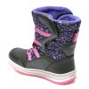 Ghete GEOX negre, J042UA, din piele ecologica