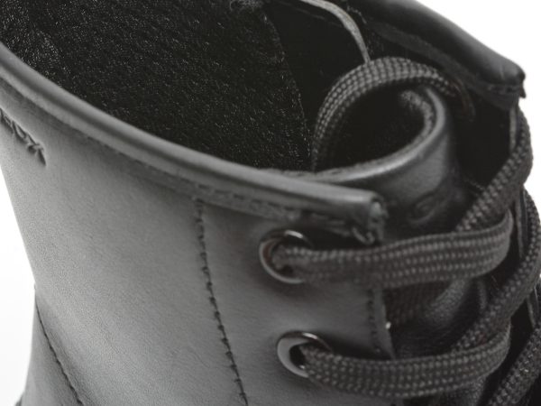 Ghete GEOX negre, J16ETA, din piele naturala