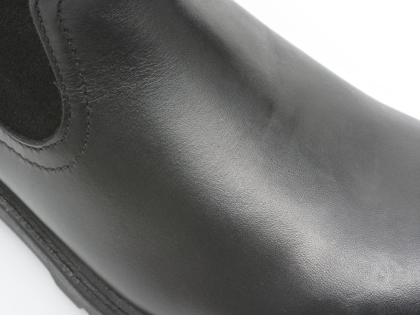 Ghete GEOX negre, J16EYB, din piele naturala