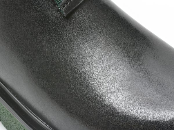 Ghete GRYXX negre, D507, din piele naturala
