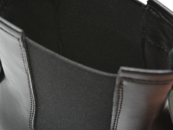 Ghete GRYXX negre, D507, din piele naturala