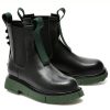 Ghete GRYXX negre, D507, din piele naturala