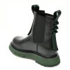 Ghete GRYXX negre, D507, din piele naturala