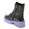 Ghete GRYXX negre, SGM04, din piele naturala