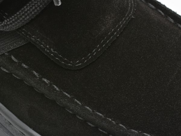Ghete IMAGE negre, 256209, din piele intoarsa