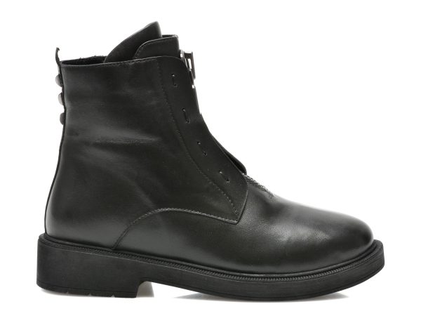 Ghete MARIO ROSSI negre, 92042, din piele naturala