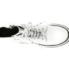 Ghete MISS LIZA albe, 53061W, din piele naturala