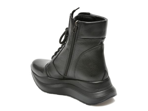 Ghete MOLLY BESSA negre, 1, din piele naturala