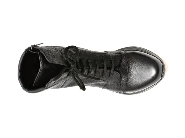 Ghete MOLLY BESSA negre, 1, din piele naturala
