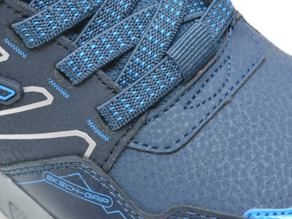 Ghete SKECHERS bleumarin, VELOCITREK, din piele ecologica