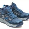 Ghete SKECHERS bleumarin, VELOCITREK, din piele ecologica