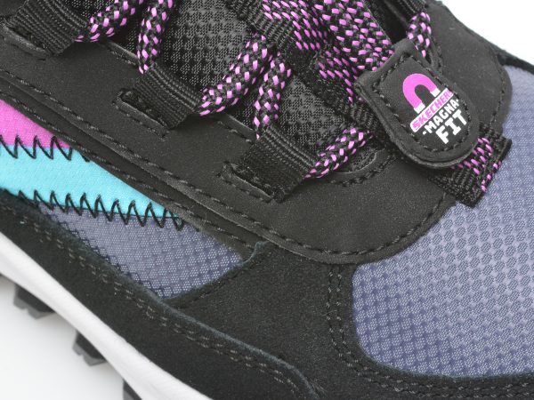 Ghete SKECHERS negre, FUSE TREAD, din piele ecologica