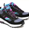 Ghete SKECHERS negre, FUSE TREAD, din piele ecologica