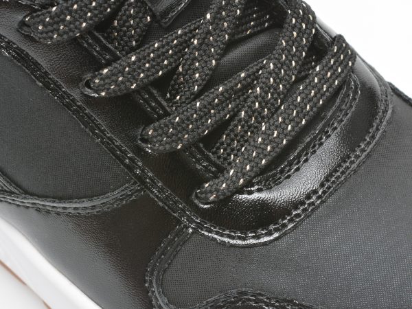 Ghete SKECHERS negre, UNO, din piele ecologica