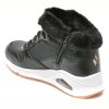 Ghete SKECHERS negre, UNO, din piele ecologica