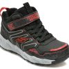 Ghete SKECHERS negre, VELOCITREK, din piele ecologica