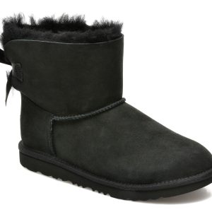 Ghete UGG negre, 101739K, din piele intoarsa