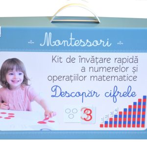 Descopar cifrele. Kit de invatare rapida a numerelor si operatiilor matematice, Montessori