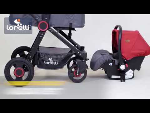 hqdefault_4.jpg Carucior combinat 2 in 1 Lorelli Alexa 2019 green grey birds