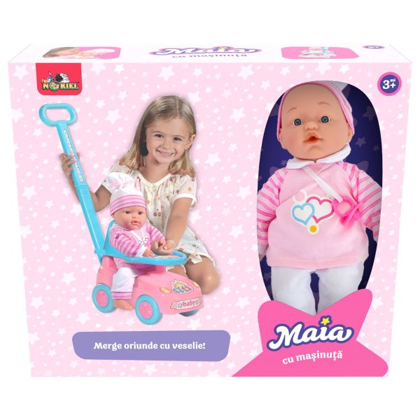 Papusa Maia cu masinuta