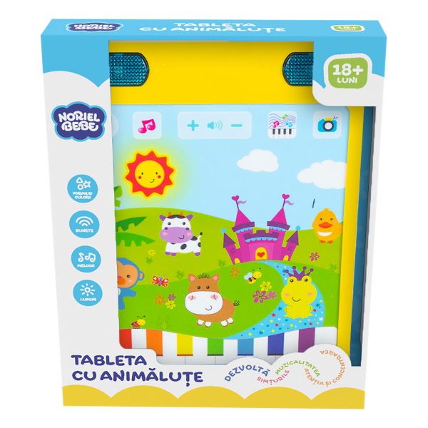 int4203_tableta_cu_animalute_1_.jpg Jucarie bebelusi Noriel Bebe, Tableta cu animalute