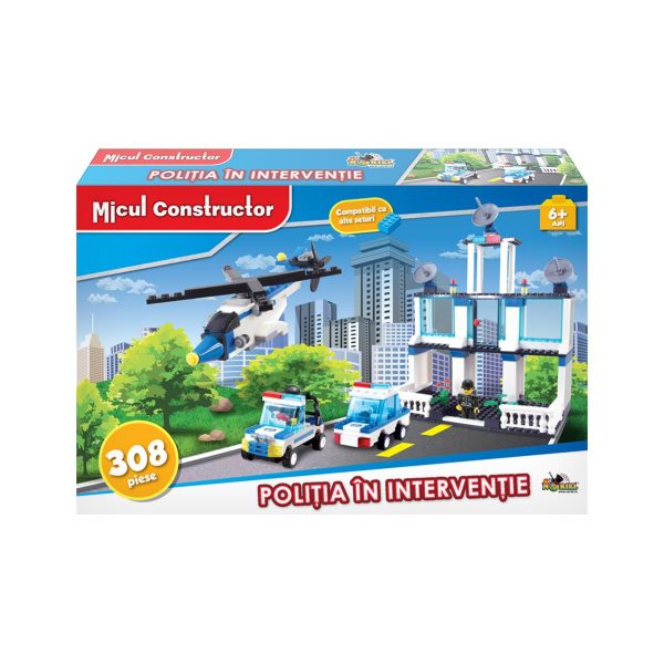 Jucarie de constructie Micul Constructor - Politia in interventie